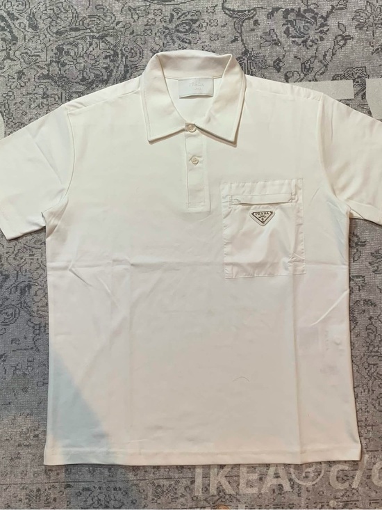 Prada Other - Prada White Polo Nylon Mens MEDIUM